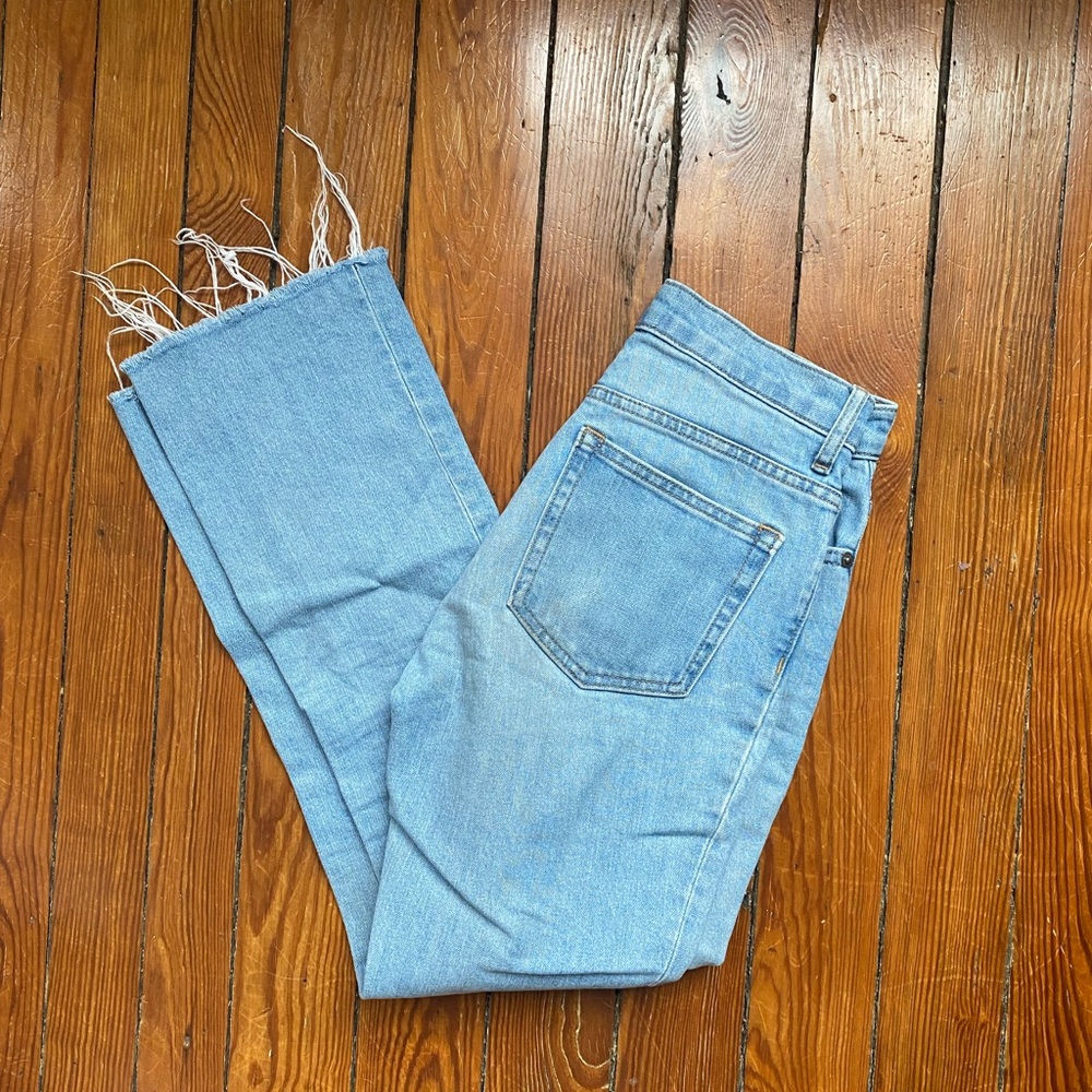 Light wash bootcut Everlane jeans